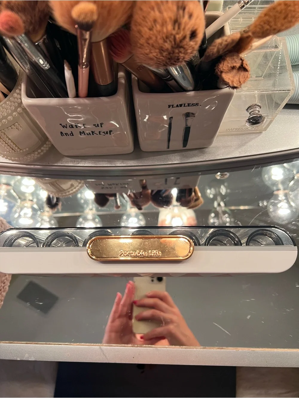 Clear Portable Pill Organizer Box - Transparent